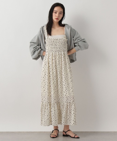 LOWRYS FARM（ローリーズファーム）の「シャーリングワンピース　 292364（ワンピース・レディース・ブラック/アイボリー/その他/その他1/ブラウン・FREE）」の18枚目の写真