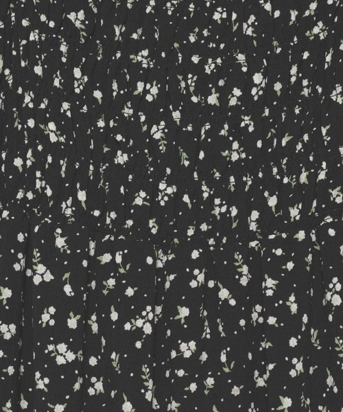 LOWRYS FARM（ローリーズファーム）の「シャーリングワンピース　 292364（ワンピース・レディース・ブラック/アイボリー/その他/その他1/ブラウン・FREE）」の8枚目の写真