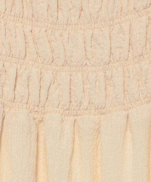 LOWRYS FARM（ローリーズファーム）の「シャーリングワンピース　 292364（ワンピース・レディース・ブラック/アイボリー/その他/その他1/ブラウン・FREE）」の9枚目の写真