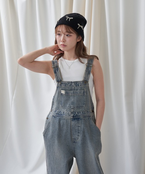 RAY CASSIN（レイカズン）の「オーバーオール（サロペット/オーバーオール・レディース・ホワイト/スカイブルー/ベージュ・FREE）」の20枚目の写真