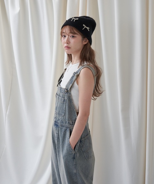 RAY CASSIN（レイカズン）の「オーバーオール（サロペット/オーバーオール・レディース・ホワイト/スカイブルー/ベージュ・FREE）」の19枚目の写真