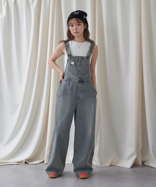 RAY CASSIN（レイカズン）の「オーバーオール（サロペット/オーバーオール・レディース・ホワイト/スカイブルー/ベージュ・FREE）」の22枚目の写真