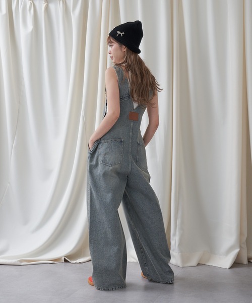 RAY CASSIN（レイカズン）の「オーバーオール（サロペット/オーバーオール・レディース・ホワイト/スカイブルー/ベージュ・FREE）」の17枚目の写真