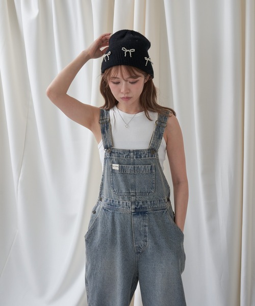 RAY CASSIN（レイカズン）の「オーバーオール（サロペット/オーバーオール・レディース・ホワイト/スカイブルー/ベージュ・FREE）」の16枚目の写真