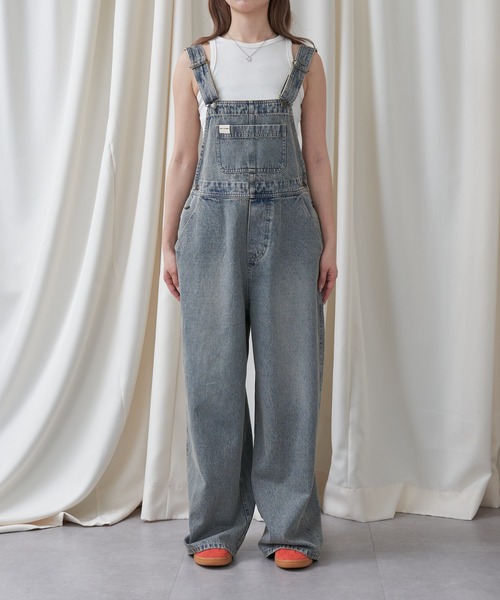RAY CASSIN（レイカズン）の「オーバーオール（サロペット/オーバーオール・レディース・ホワイト/スカイブルー/ベージュ・FREE）」の14枚目の写真