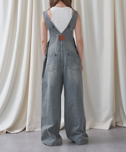 RAY CASSIN（レイカズン）の「オーバーオール（サロペット/オーバーオール・レディース・ホワイト/スカイブルー/ベージュ・FREE）」の12枚目の写真