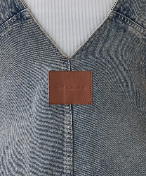 RAY CASSIN（レイカズン）の「オーバーオール（サロペット/オーバーオール・レディース・ホワイト/スカイブルー/ベージュ・FREE）」の6枚目の写真