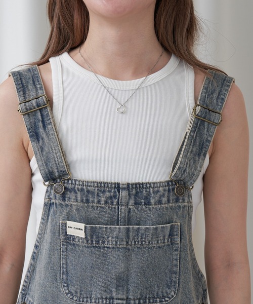 RAY CASSIN（レイカズン）の「オーバーオール（サロペット/オーバーオール・レディース・ホワイト/スカイブルー/ベージュ・FREE）」の10枚目の写真