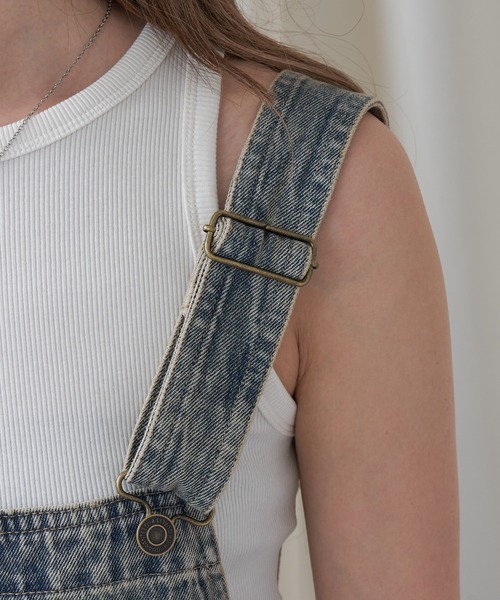 RAY CASSIN（レイカズン）の「オーバーオール（サロペット/オーバーオール・レディース・ホワイト/スカイブルー/ベージュ・FREE）」の9枚目の写真