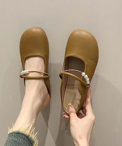 shoes365(シューズスリーシックスファイヴ)の「【shoes 365】パールデザインストラップミュールシューズ (SS)(スリッポン・レディース・オフホワイト/ベージュ・22.5cm/23.5cm/24.5cm/23.0cm/24.0cm/25.0cm)」の9枚目の写真