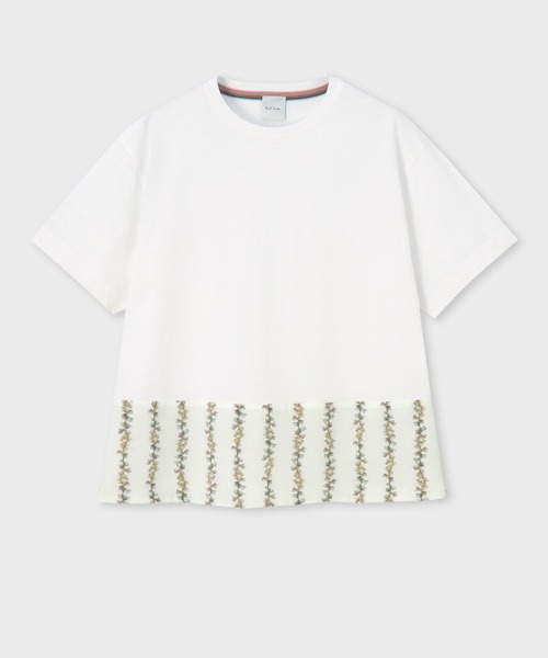 tシャツ ウィメンズ プリント コンビネーション 半袖Tシャツ / 155151 J259 レディース ウィメンズ プリント コンビネーション 半袖Tシャツ（ウィメンズ