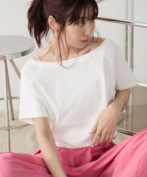 Auntie Rosa Holiday | オフショルラグランTEE(Tシャツ/カットソー)