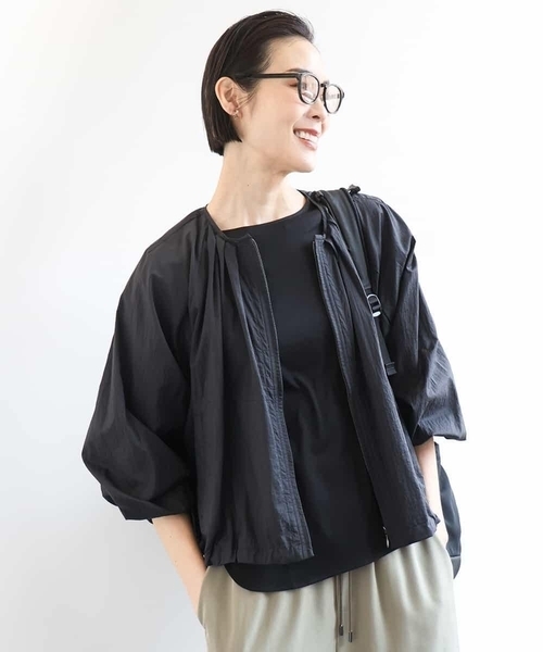 セール】シアーノーカラーブルゾン（その他アウター）｜MICHEL KLEIN