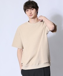 【UVカット アンチピリング ストレッチ】m.f.エディトリアル メンズ テックワッフル クルーネック 半袖 Tシャツ