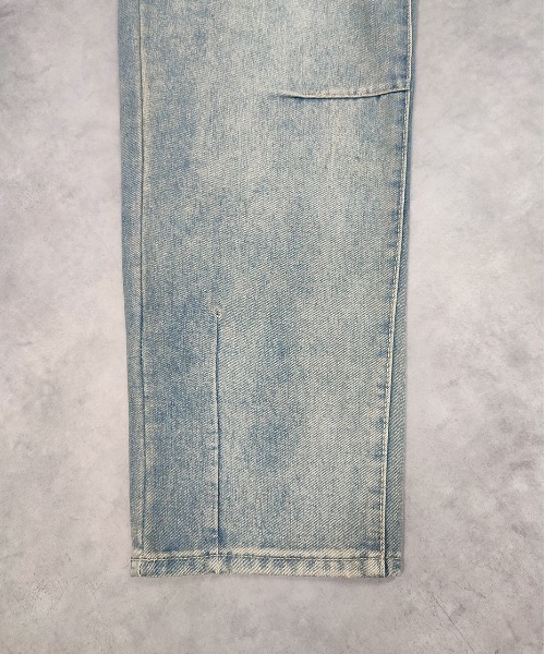 ad thie(アドティエ)の「ルーズシルエット カーブデニムパンツ(デニムパンツ・レディース・ブルー・MEDIUM/LARGE)」の18枚目の写真