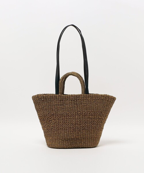 美品 UNITED ARROWS ダブル ハンドル ABACA トートバッグ ダブル ハンドル ABACA トートバッグ（トートバッグ）｜UNITED