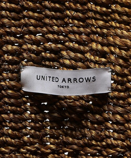UNITED ARROWS ダブル ハンドル ABACA トートバッグ　ブラウン ダブル ハンドル ABACA トートバッグ（トートバッグ）｜UNITED