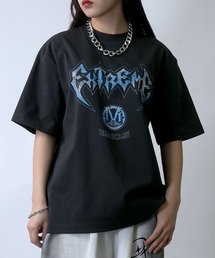 MADE EXTREME（メイドエクストリーム）の「【MADE EXTREME】rhinestone designs T-shirts/ラインストーン デザインTシャツ（Tシャツ/カットソー）」