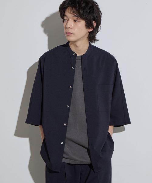 rakines/ラキネス バンドカラーシャツ RAKINES ラキネス バンドカラー