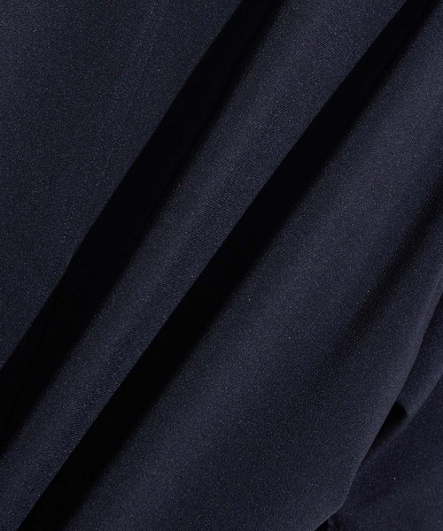 SLICK(スリック)の「【SLICK/スリック】Poplin Band Collar Dolmansleeve Shirt / リネンライクポプリンバンドカラードルマンスリーブシャツ/ オーバーサイズ/ セットアップ対応(シャツ/ブラウス・メンズ・ネイビー/チャコールグレー/グレー・1/2/3)」の6枚目の写真