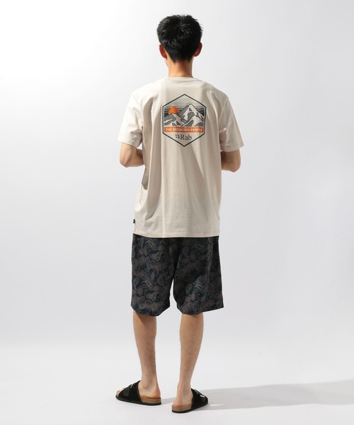 Rab（ラブ）の「【RAB(ラブ)】Stance Mountain Peak Tee（Tシャツ/カットソー・メンズ・グレー/アイボリー/チャコール・X-LARGE）」の9枚目の写真