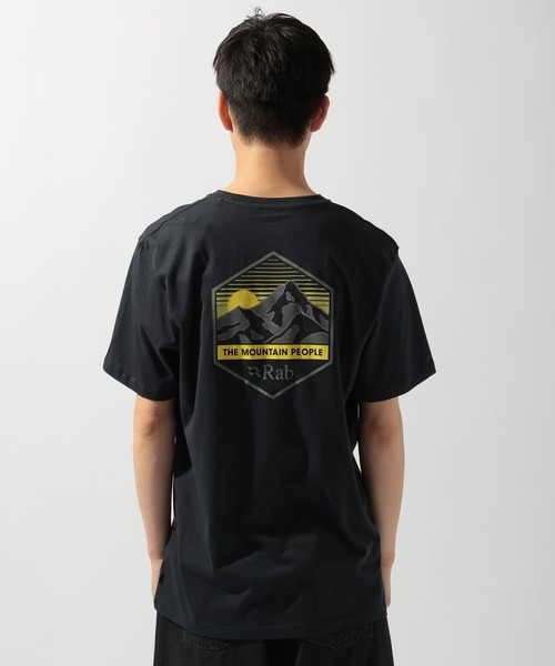 rockin' blues Tシャツ 黒 ミニキャトルプリント スポーツT 黒/ユニセックス – BOBSON