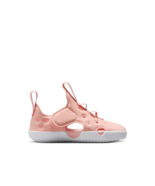 NIKE（ナイキ）の「ナイキ サンレイ プロテクト 4 ベビーサンダル / Nike Sunray Protect 4 Baby/Toddler Sandals HF6278-600 Echo Pink（サンダル・キッズ・ピンク系その他・11/12/13/14/15 /9/16/8/10）」の3枚目の写真