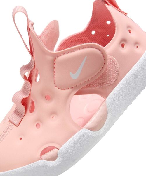 NIKE（ナイキ）の「ナイキ サンレイ プロテクト 4 ベビーサンダル / Nike Sunray Protect 4 Baby/Toddler Sandals HF6278-600 Echo Pink（サンダル・キッズ・ピンク系その他・11/12/13/14/15 /9/16/8/10）」の8枚目の写真