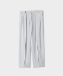 BACK SATIN GEORGETTE  PINTUCK PANTS