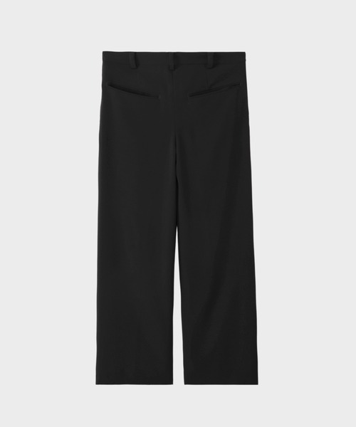 CINOH(チノ)の「BACK SATIN GEORGETTE PINTUCK PANTS(スラックス・レディース・ボルドー/ライトグレー/ブラック・38/36)」の6枚目の写真