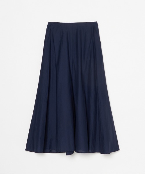 HELIOPOLE(エリオポール)の「COTTON LAWN FLARED SKIRT(スカート・レディース・カーキ/ネイビー・36/38)」の1枚目の写真