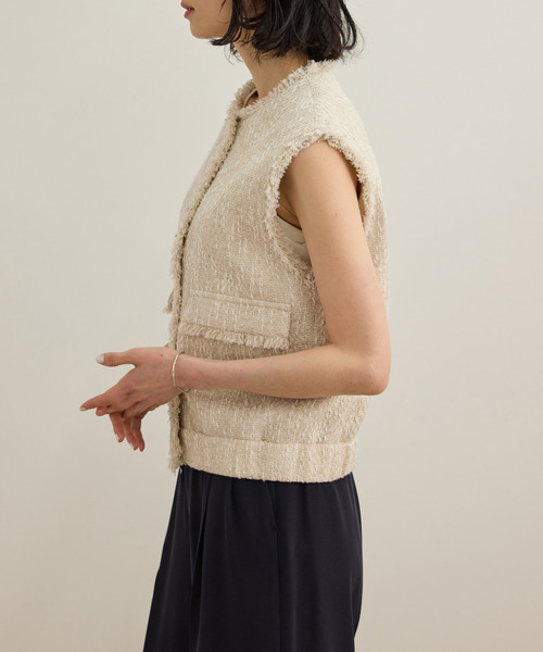 セール】サマーツイードジレ（ベスト）｜ROPE'（ロペ）のファッション