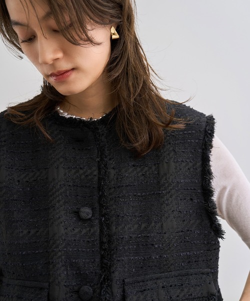 セール】サマーツイードジレ（ベスト）｜ROPE'（ロペ）のファッション
