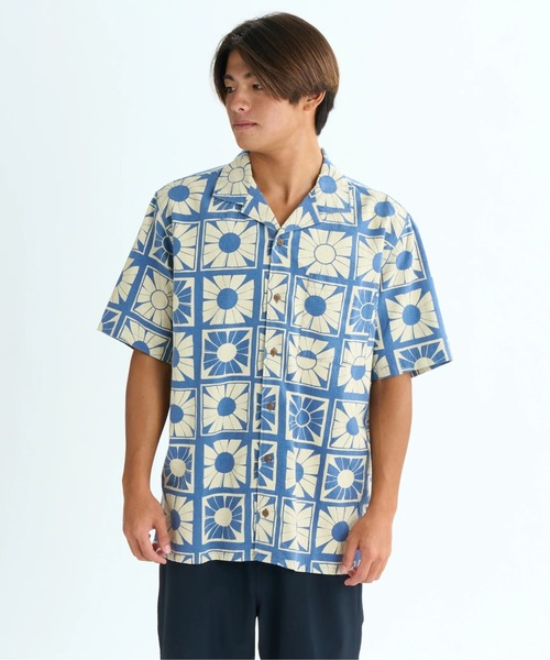 Quiksilver(クイックシルバー)の「SCHANK SS SHIRT /クイックシルバー総柄オープンカラー半袖シャツ(シャツ/ブラウス・メンズ・イエロー・SMALL/MEDIUM/LARGE/X-LARGE)」の10枚目の写真