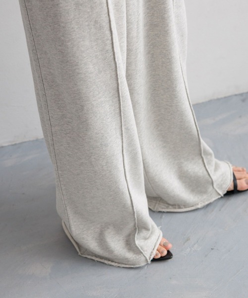 LOWRYS FARM（ローリーズファーム）の「スウェットワイドパンツ　 491979（スウェットパンツ・レディース・ネイビー/グレー/アイボリー/グレー系その他/ブルー系その他・MEDIUM/LARGE）」の12枚目の写真