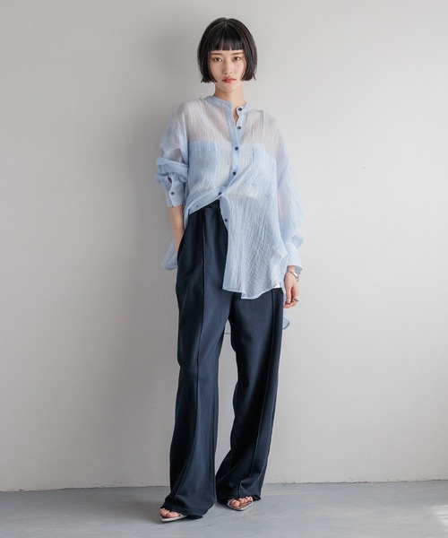 LOWRYS FARM（ローリーズファーム）の「スウェットワイドパンツ　 491979（スウェットパンツ・レディース・ネイビー/グレー/アイボリー/グレー系その他/ブルー系その他・MEDIUM/LARGE）」の19枚目の写真