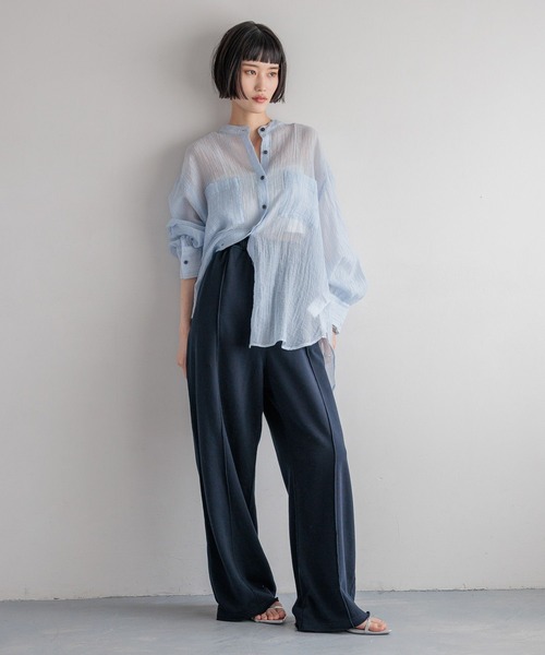 LOWRYS FARM（ローリーズファーム）の「スウェットワイドパンツ　 491979（スウェットパンツ・レディース・ネイビー/グレー/アイボリー/グレー系その他/ブルー系その他・MEDIUM/LARGE）」の21枚目の写真