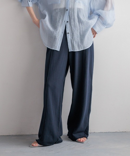 LOWRYS FARM（ローリーズファーム）の「スウェットワイドパンツ　 491979（スウェットパンツ・レディース・ネイビー/グレー/アイボリー/グレー系その他/ブルー系その他・MEDIUM/LARGE）」の22枚目の写真