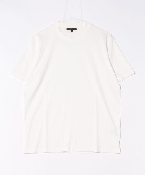 m.f.editorial(エムエフエディトリアル)の「【ストレッチ レーヨン混】m.f.エディトリアル メンズ スロープネック 半袖 Tシャツ(Tシャツ/カットソー・メンズ・ネイビー/ホワイト/グレー/ブラック・LARGE/MEDIUM/X-LARGE)」の21枚目の写真