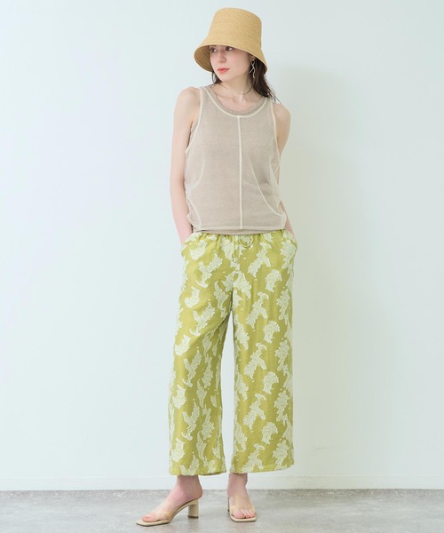 Settimissimo（セッティミッシモ）の「チュール レイヤード リブ タンクトップ（タンクトップ・レディース・ブラック/グレー/ベージュ・FREE）」の22枚目の写真