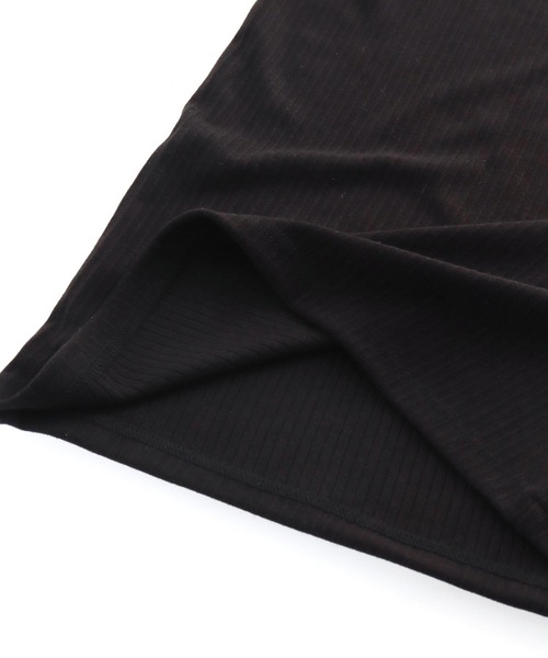 Settimissimo（セッティミッシモ）の「チュール レイヤード リブ タンクトップ（タンクトップ・レディース・ブラック/グレー/ベージュ・FREE）」の7枚目の写真