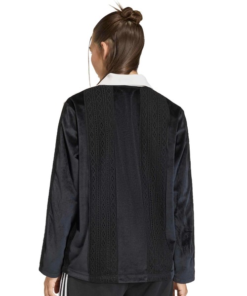 adidas(アディダス)の「adidas WINTERIZED LS JERSEY / アディダス ウィンターライズド ロングスリーブ サッカージャージ(ジャージ・レディース・ブラック・L/M/S)」の9枚目の写真