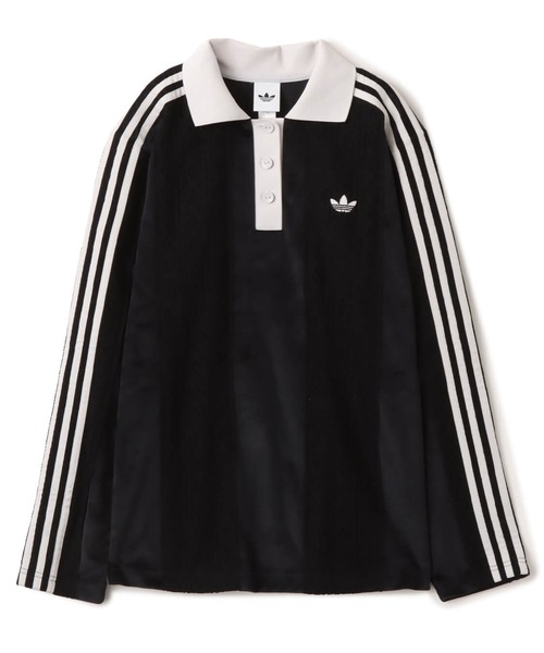 adidas(アディダス)の「adidas WINTERIZED LS JERSEY / アディダス ウィンターライズド ロングスリーブ サッカージャージ(ジャージ・レディース・ブラック・L/M/S)」の4枚目の写真