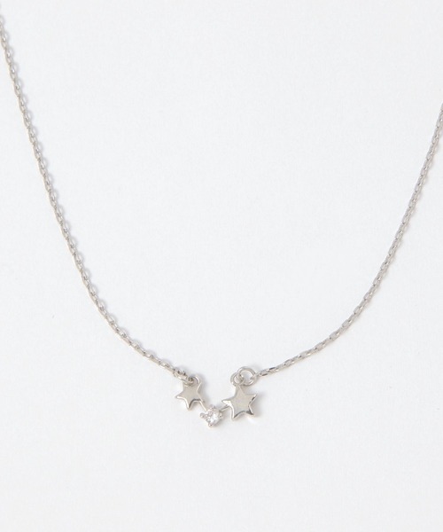 FOREVER 21（フォーエバー トゥエンティーワン）の「スターネックレス（ネックレス・レディース・シルバー・FREE）」の2枚目の写真