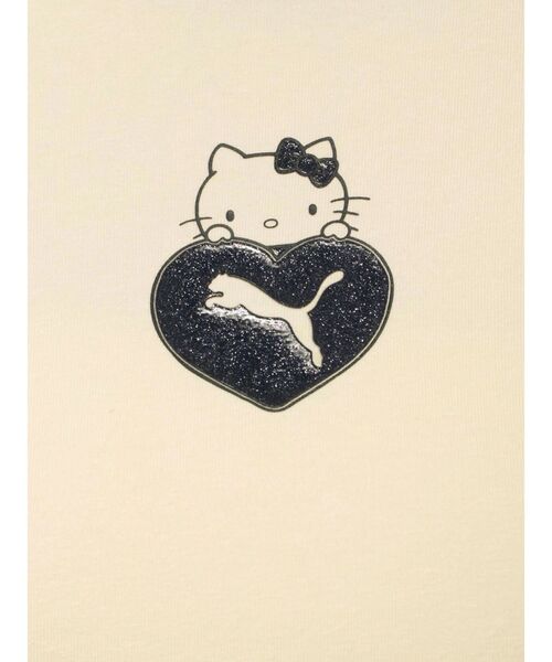 PUMA(プーマ)の「【PUMA×HELLO KITTY】GRAPHIC BABE TEE(Tシャツ/カットソー・レディース・ブルー/ブラック/ベージュ・FREE)」の5枚目の写真