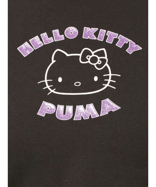PUMA(プーマ)の「【PUMA×HELLO KITTY】GRAPHIC BABE TEE(Tシャツ/カットソー・レディース・ブルー/ブラック/ベージュ・FREE)」の6枚目の写真