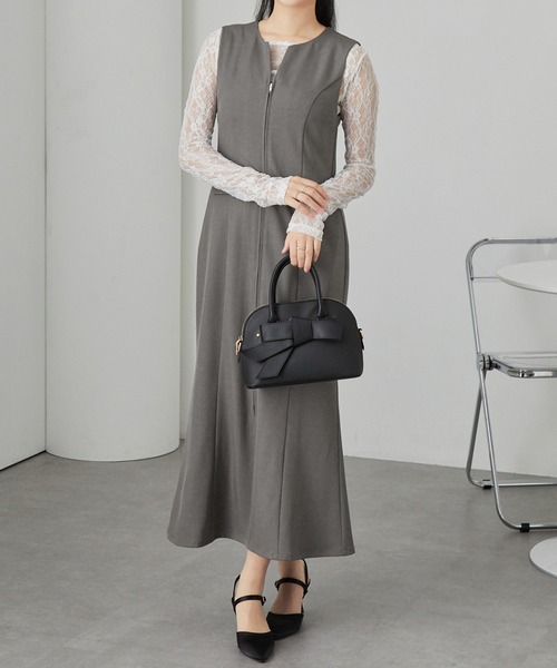 シグゼーン　トップス　M〜Lサイズ　ワンピース　Manuheali'i マナオラ サイドギャザーカットコクーンワンピース｜WOMEN｜250HSM83-427E