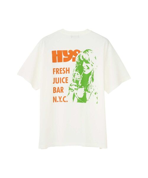 【お早めに】 ヒステリックグラマーFRESH JUICE BAR Tシャツ FRESH JUICE BAR Tシャツ（Tシャツ/カットソー）｜HYSTERIC