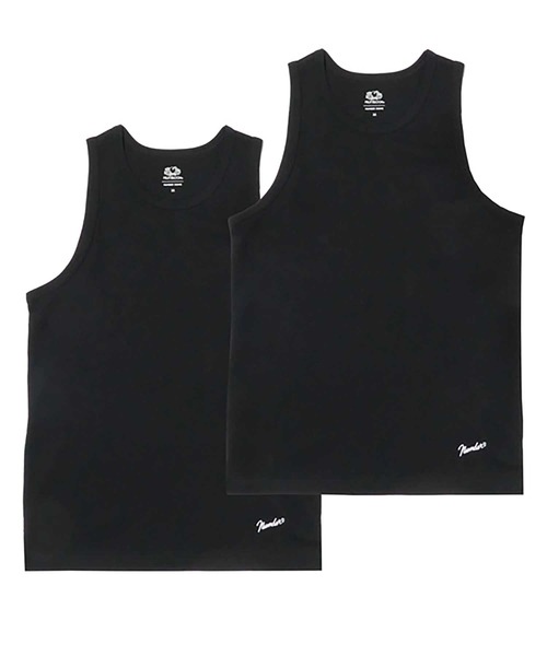 Numbernine タンクトップ ナンバーナイン NUMBER (N)INE NUMBER(N)INE Tanktop 2PACK
