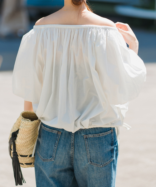 spick&span HYUオフショルブラウス HYU オフショルブラウス（シャツ/ブラウス）｜Spick & Span（スピック